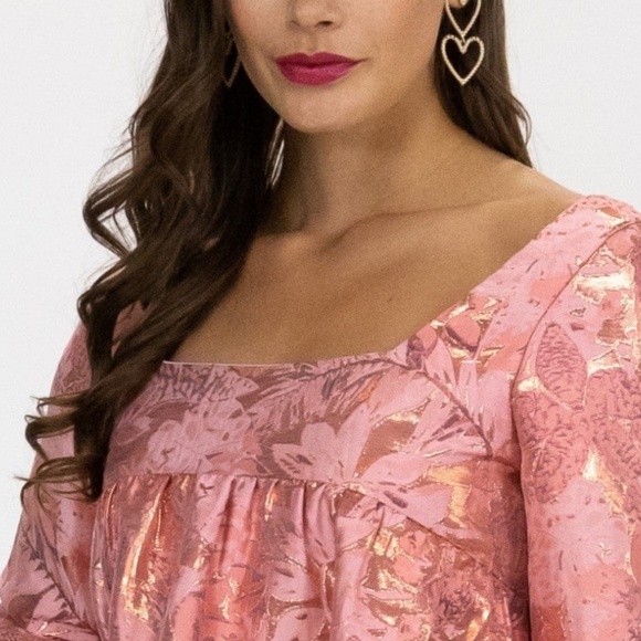 Anthropologie Eva Franco Baby Doll Bow Dress NWOT - Picture 3 of 15